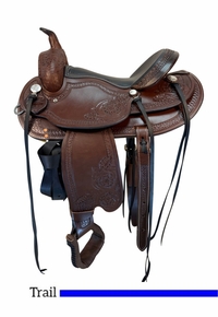 16" Dakota Western Trail Saddle 2212 SPECIAL SAVE $40 CLEARANCE