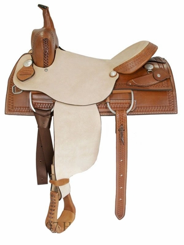 15" to 17" Dakota Hard Seat Cutter Saddle 110
