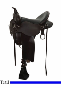 16" High Horse Little River Trail Saddle 6863 SAVE $200 CLEARANCE