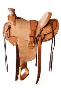 16 inch DP Saddlery DP Wade QH 16inch Natur Saddle 8098-3229