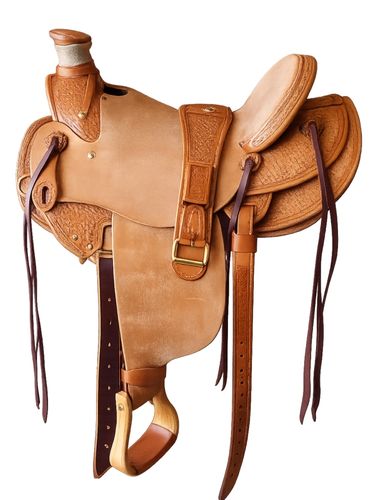 16 inch DP Saddlery DP Wade QH 16inch Natur Saddle 8098-3229
