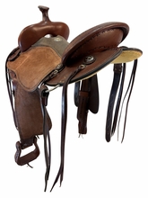16 Inch Martin Saddlery Clinton Anderson Autographed Aussie Down Under Aussie Saddle Medium Tree