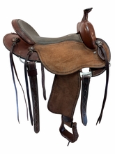 16 Inch Martin Saddlery Clinton Anderson Autographed Aussie Down Under Aussie Saddle Medium Tree