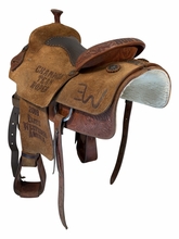 16 Inch Used 4T Roping Saddle Wide Tree