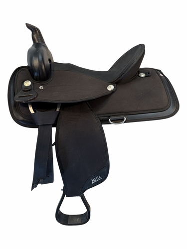 16 Inch Used Abetta Cordura All Around Saddle Wide Tree 20515