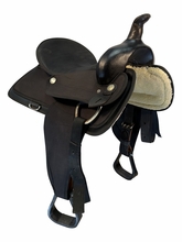 16 Inch Used Abetta Cordura All Around Saddle Wide Tree 20515