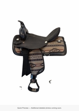 16 Inch Used Abetta Cordura Trail Saddle Wide Tree