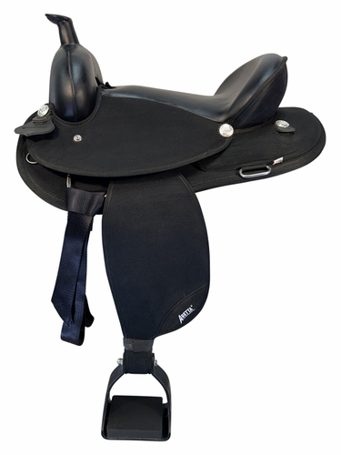 SOLD 2025/07/05  16 Inch Used Abetta Gaited Cordura Trail Saddle 20537