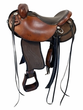 16 Inch Used About the Horse Cordura Endurance Saddle Medium Tree