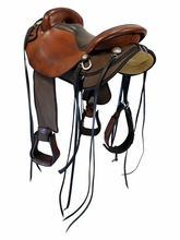 16 Inch Used About the Horse Cordura Endurance Saddle Medium Tree