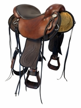 16 Inch Used About the Horse Cordura Endurance Saddle Medium Tree