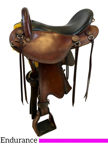 HOLD 2025/08/02c PRICE REDUCED! 16 Inch Used Allegany Endurance Saddle 
