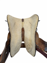 16 Inch Used American AJ Trainer Saddle Wide Tree 1986