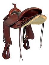 16 Inch Used American Saddlery Austin Arabain Trail Saddle 921