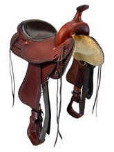 16 Inch Used American Saddlery Austin Arabain Trail Saddle 921