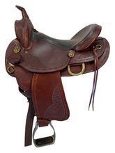 16 Inch Used American Saddlery Trail Saddle Wide Tree 939