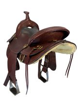 16 Inch Used American Saddlery Trail Saddle Wide Tree 939