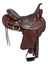 16 Inch Used American Saddlery Trail Saddle Wide Tree 939