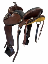SOLD 2026/08/21j 16 Inch Used Bar J Tack Trail Saddle Wide Tree