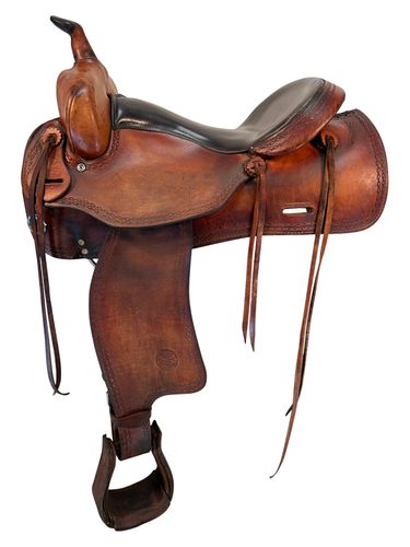 16 Inch Used Bear Valley Saddles Trail Saddle 49