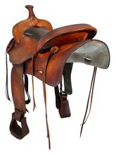 16 Inch Used Bear Valley Saddles Trail Saddle 49
