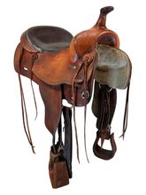16 Inch Used Bear Valley Saddles Trail Saddle 49