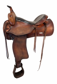 16 Inch Used Bear Valley Saddles Trail Saddle 49