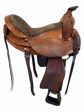 SOLD 2026/04/13  16 Inch Used Bear Valley Trail Saddle Medium Tree 100