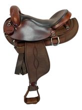 16 Inch Used Big Horn Cordura Endurance Saddle 122