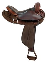 16 Inch Used Big Horn Cordura Endurance Saddle 122