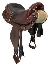 16 Inch Used Big Horn Cordura Endurance Saddle 122