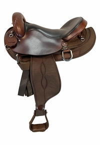 16 Inch Used Big Horn Cordura Endurance Saddle 122