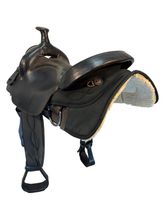 SOLD 2026/02/18 16 Inch Used Big Horn Cordura Roping Saddle Wide Tree 209