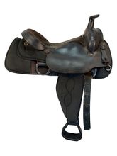 SOLD 2026/02/18 16 Inch Used Big Horn Cordura Roping Saddle Wide Tree 209