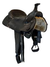 SOLD 2026/02/18 16 Inch Used Big Horn Cordura Roping Saddle Wide Tree 209