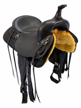 HOLD 2026/06/12c 16 Inch Used Big Horn Cordura Trail Draft Saddle Extra Wide Tree 294