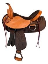 16 Inch Used Big Horn Cordura Trail Saddle 326