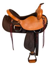 16 Inch Used Big Horn Cordura Trail Saddle 326