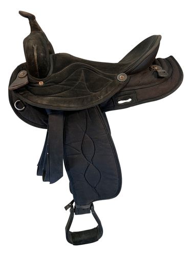 16 Inch Used Big Horn Cordura Trail Saddle 601