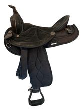 16 Inch Used Big Horn Cordura Trail Saddle 601