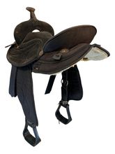16 Inch Used Big Horn Cordura Trail Saddle 601