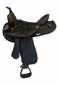 16 Inch Used Big Horn Cordura Trail Saddle 601