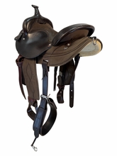 16 Inch Used Big Horn Cordura Trail Saddle Medium Tree 106