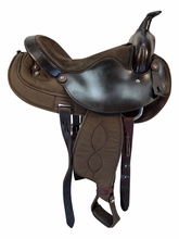 16 Inch Used Big Horn Cordura Trail Saddle Medium Tree 106