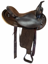 16 Inch Used Big Horn Cordura Trail Saddle Medium Tree 106