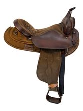 SOLD 2026/01/06   16 Inch Used Big Horn Cordura Trail Saddle Medium Tree 106