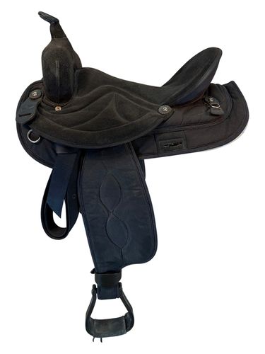 SOLD 2026/03/06 16 Inch Used Big Horn Cordura Trail Saddle Wide Tree 603
