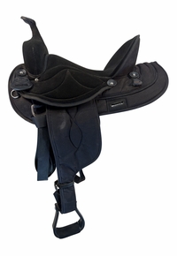 16 Inch Used Big Horn Cordura Trail Saddle Wide Tree 603