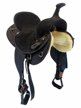 SOLD 2026/07/10 16 Inch Used Big Horn Cordura Trail Saddle Wide Tree 603