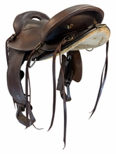 16 Inch Used Big Horn Endurance Saddle Medium Flex Tree 805